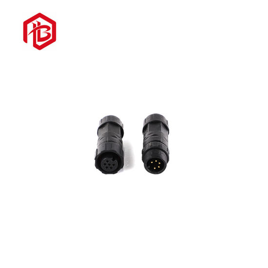China Manufacturer 2-12 Pin IP68 Male and Female Nylom/PVC Waterproof M12 Connector