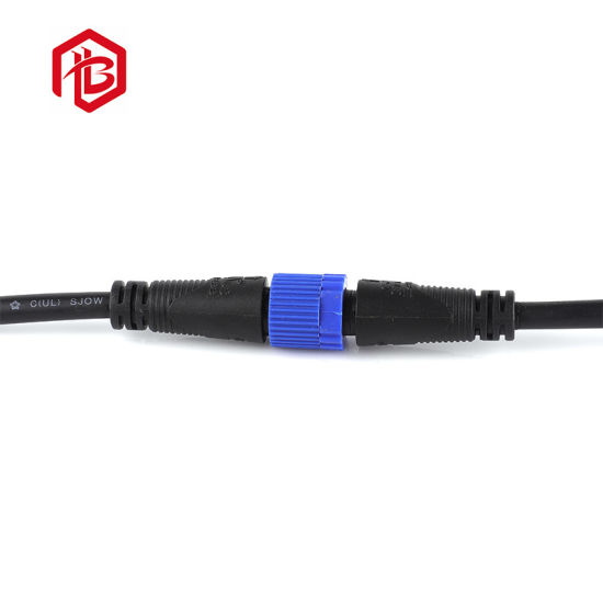 Metal M15 Electrical Connector with 2pin PVC Cable Splitter