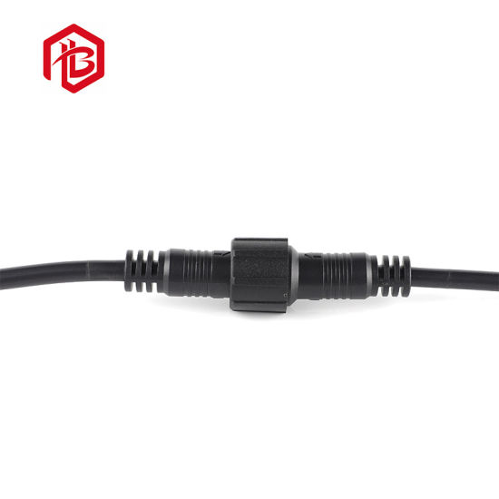 High Quality Black and White Colorless 2 Pin LED Waterproof Connector