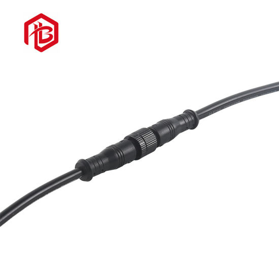 Environmental Waterproof Metal M12 Connector with Cable
