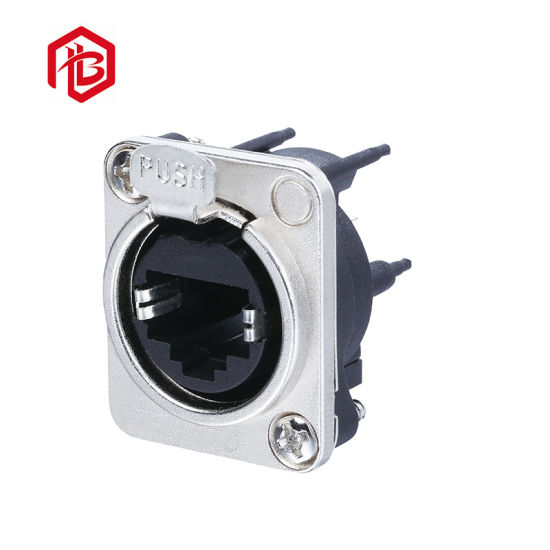 RJ45 Auto Parts IP67 Metal Male and Female Waterproof Connector