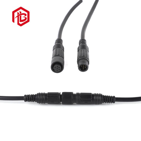 PVC/PBT/PA66 / PC + ABS M8/M10 Male and Female Waterproof Cable Connector