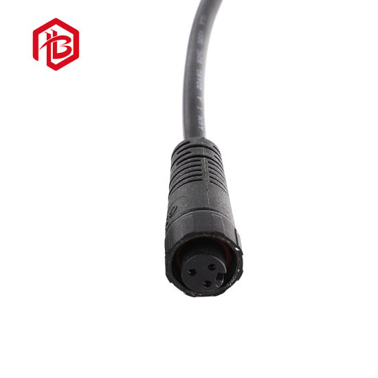 Black White 2 to 12 Pin IP68/IP69/IP67 Screw Fixing Wire Male and Female Waterproof Connector
