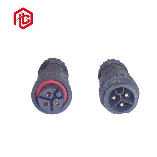 M19 3 Pole Push Lock, Self Lock, Field Installable Male and Female Waterproof Connector