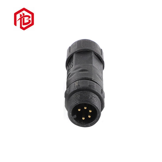 Assembled M12 3pin Male and Female Front Panel Connector