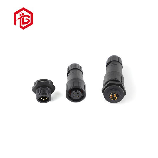 Outsize Head Assembled M14 Self-Locking 2-12 Pin Male and Female Waterproof Connector