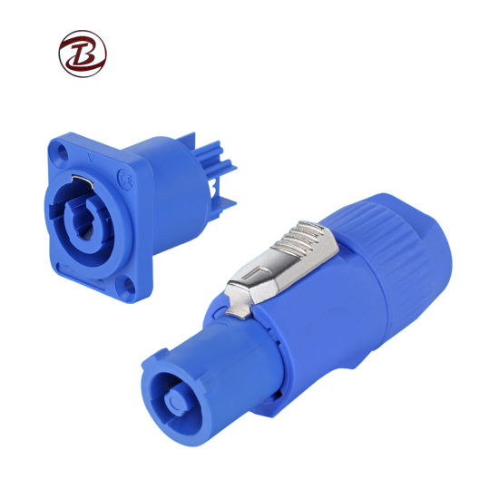 IP68 Power Cable Female Brass Wire Terminal Aviation Metal Pole Connectors
