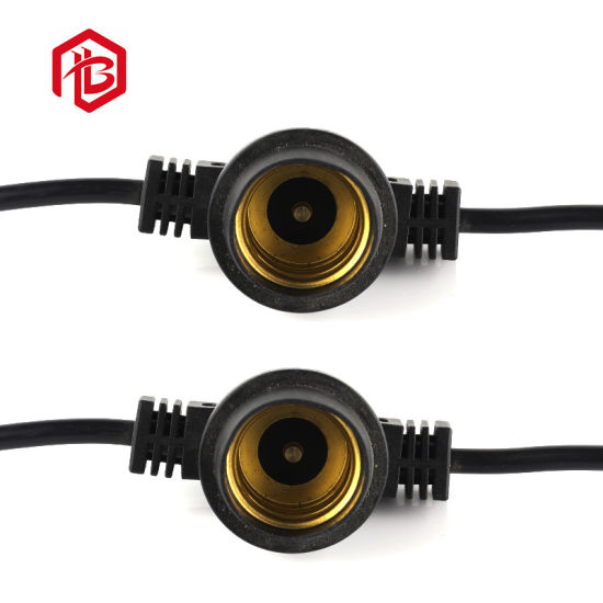 Promotion Good Quality Male and Female Lamp Holder Cap Cable Connectors