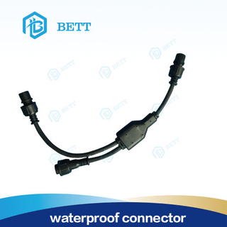 1 in 2-5 out LED Lights 3 Way Waterproof Y Connector