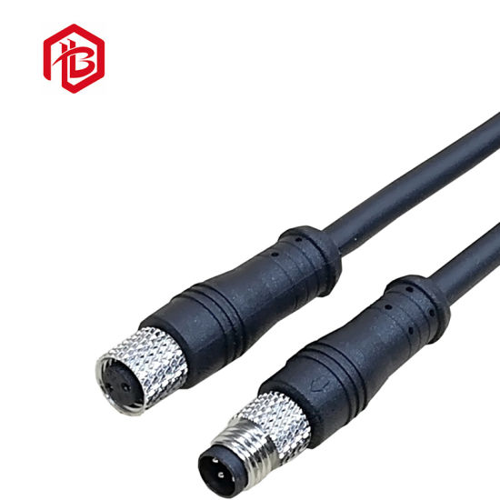 PVC/PBT/PA66 / PC + ABS Metal M8 Cable Connector