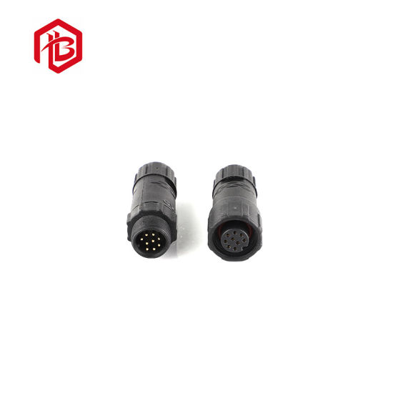 M14 2-8pin Plastic Wire Plug Assembled Cable Connectors IP65/IP66/IP67/IP68/IP69