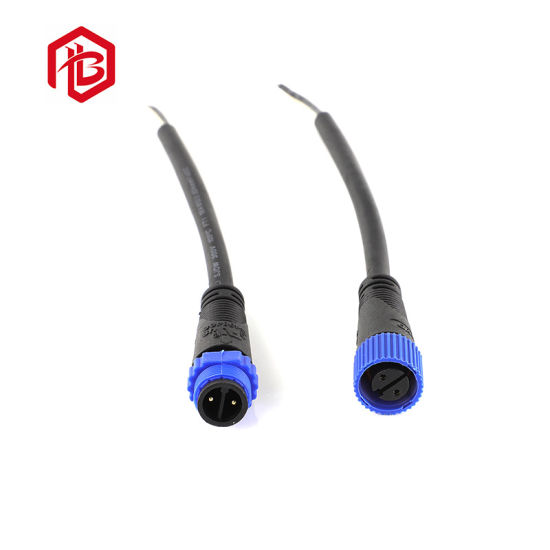 LED 6 Pins M15 Waterproof Cable Connector IP67 / IP68