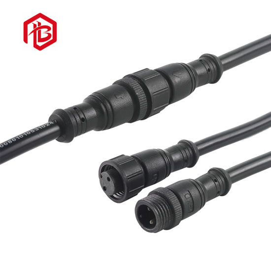 Waterproof Metal M15 Nylon IP68 Male and Female Connector Plug