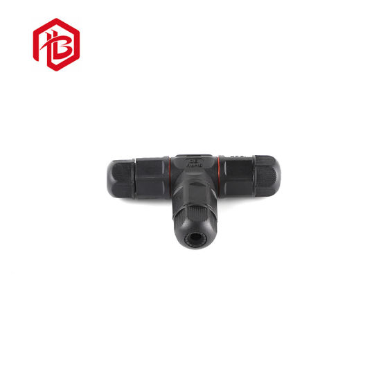 Black White Waterproof T Plug for Automobile