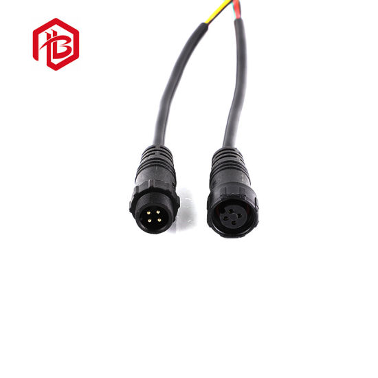 IP67 4 Pin Adjustment Length Waterproof Cable Plug Connector