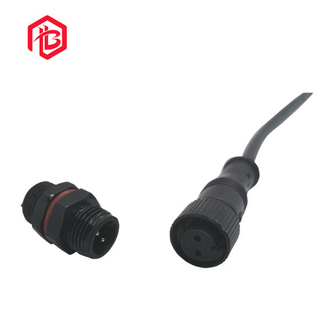 Male and Female Electrical IP68 Cable M12 2 Pin Electric Plug Female