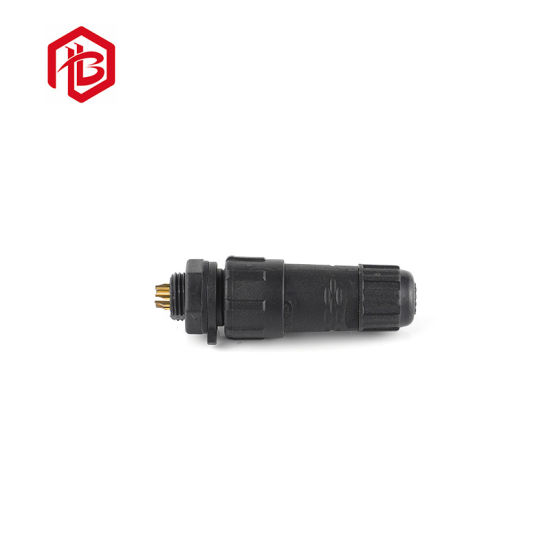 China Manufacturer 2-12 Pin IP68 Assembled M14 Panel Mount Connector