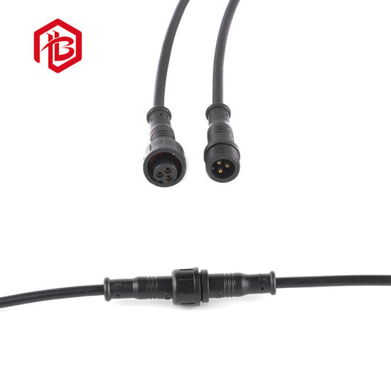 IP67 IP68 Connector 4 Pin Cable Plug with Waterproof Function