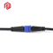 PVC/Nylon LED Connector with Cable IP68 220V Plug