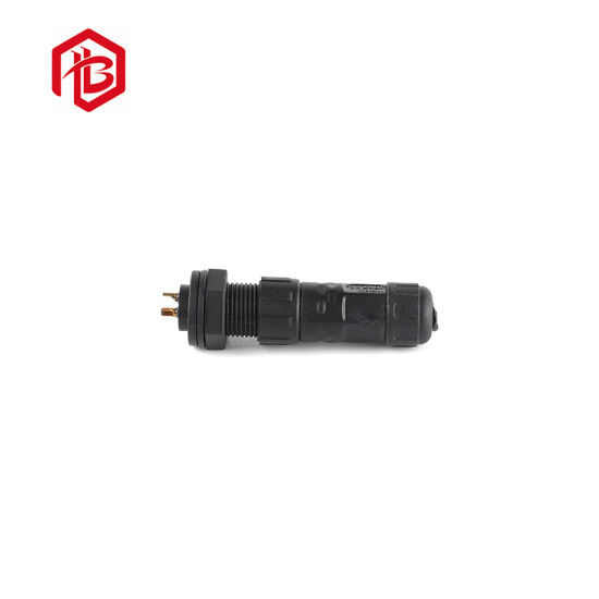 M12 Wire Plug Panel Mount Connector IP67