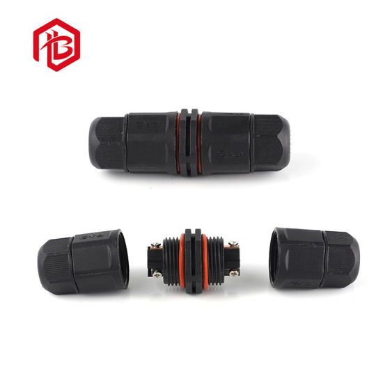 Male Female Panel Mount Connector with Screw Nut