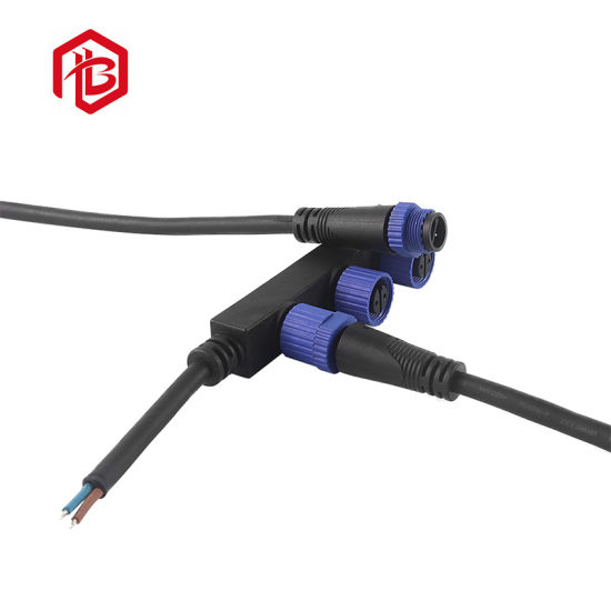 Street Lamp Waterproof Power 2 Pin Cable Rubber Line F - connector