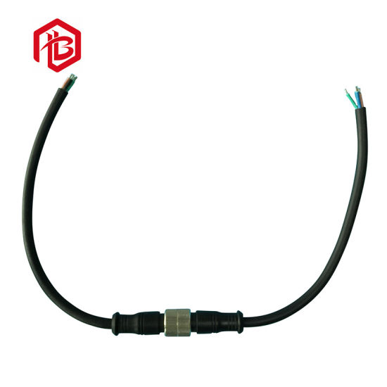 IP68 UL/Ce/RoHS Approved M16 Metal 3 Pin Male to Male Electrical Plug