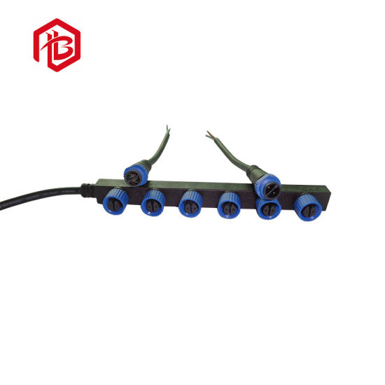 IP68 Male to Female M15 Module 5 Pin Electrical Connector