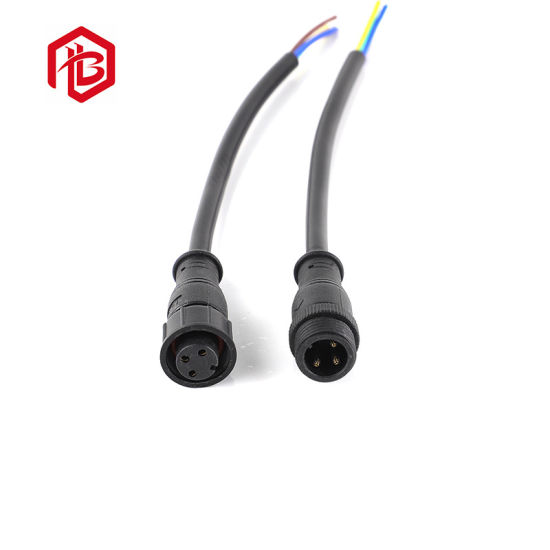 Waterproof IP68 M15 Metal Female Connector with 2pin PVC Cable Splitter