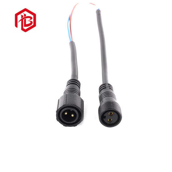 2 Pin AWG12-24 Waterproof Grounding Connector Electrical Plug