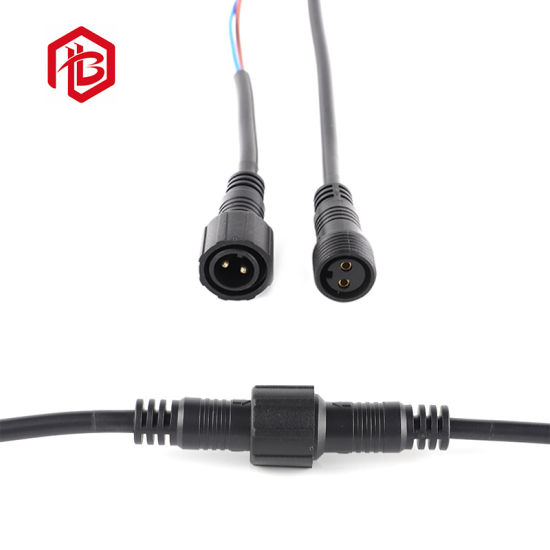 IP67 4 Pin Adjustment Length Waterproof Cable Plug Connector